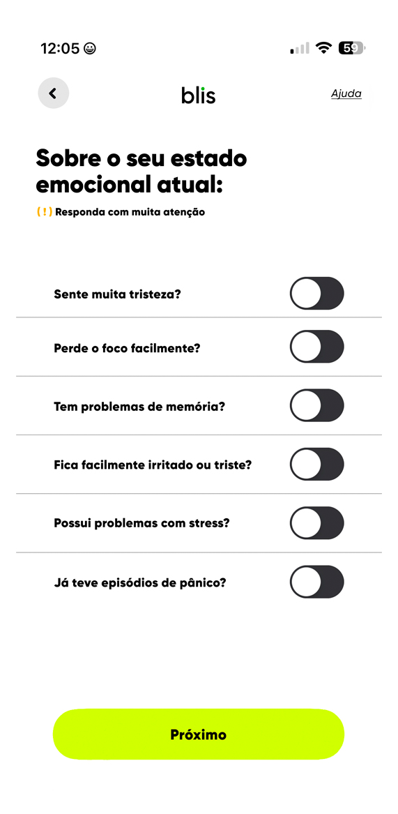 DEFINA O SEU PERFIL
